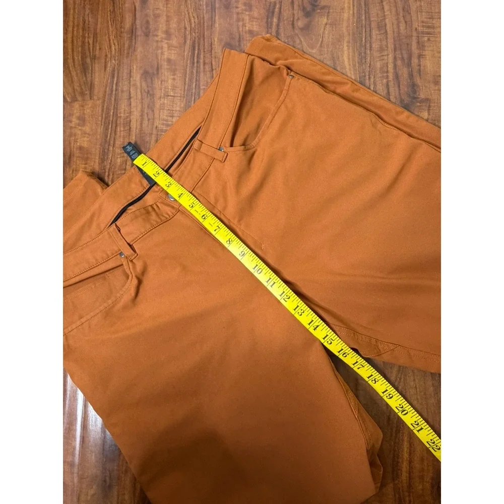 Lululemon ABC Slim Fit Utilitech Canvas Pants Men's 36x32 Allspice Brown LM5ADFS - Picture 6 of 7